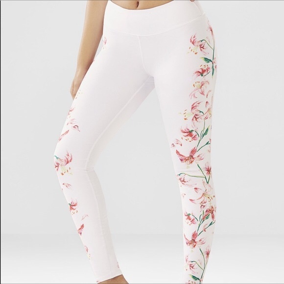 Fabletics Pants - Fabletics Mid-Rise Floral PowerHold Legging